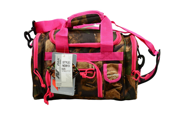 pink camo utility bag 13 inches