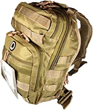 tan sling backpack 12 inches
