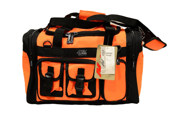 blaze orange tactical bag 18 inches