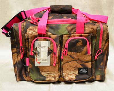 pink and camo gear bag 18 inches